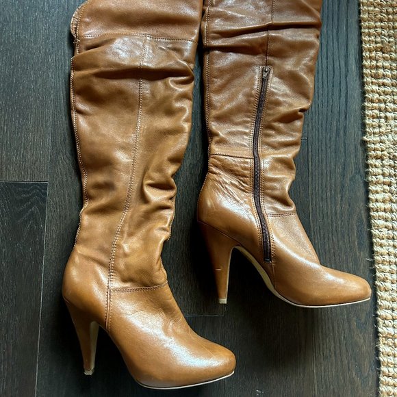 Aldo knee-high leather boot - Picture 2 of 3